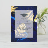 Exotic Tropical Forest Toucan Graduation Party Einladung (Stehend Vorderseite)
