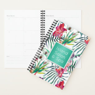 Exotic Tropical Island Style Blumenmuster Planer