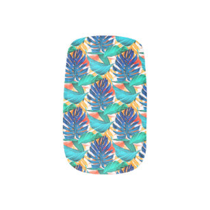 Exotic Tropical Leaves Minx Nail Art Minx Nagelkunst