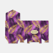 Exotic Tropical Lila und Gold Geschenkschachtel (Ungefaltet)