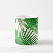 Exotic tropical natural green leaves composition o kaffeetasse (Mittel)