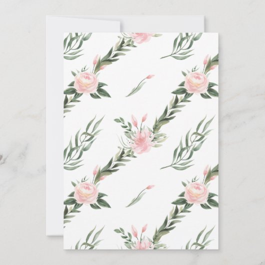 Exotic Tropical Pink Flamingo Graduation Party Einladung (Rückseite)