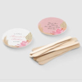 Exotic Tropical Pink Palm Blätter Hochzeit Vielen Fächer (Non-assembled)