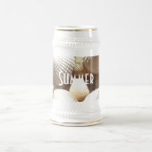 Exotic Tropical Sea Muschel Summer Beach Fotografi Bierglas (Mittel)