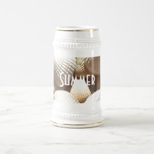 Exotic Tropical Sea Muschel Summer Beach Fotografi Bierglas