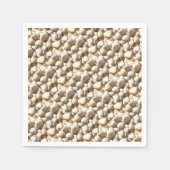 Exotic Tropical Sea Muschel Summer Beach Fotografi Serviette (Vorderseite)