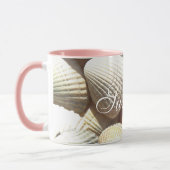 Exotic Tropical Sea Muschel Summer Beach Fotografi Tasse (Links)