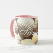 Exotic Tropical Sea Muschel Summer Beach Fotografi Tasse (Vorderseite Links)