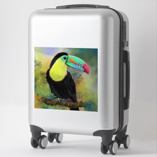 Exotic Tropical Toco Sticker - Toucan Bird (Koffer)