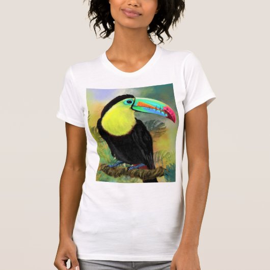 Exotic Tropical Toco T - Shirt - Toucan Bird (Vorderseite)
