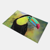 Exotic Tropical Toco Toucan Bird Doormat Fußmatte (Schrägansicht)