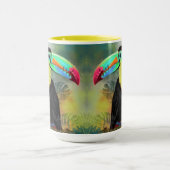 Exotic Tropical Toco Toucan Bird - Malerei Kunst Tasse (Zentrum)