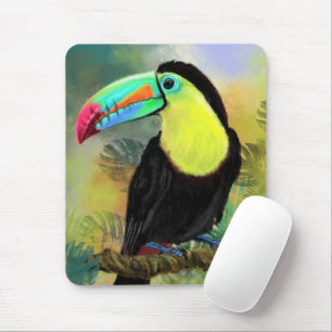 Exotic Tropical Toco Toucan Bird - Malerei Mignon Mousepad