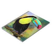 Exotic Tropical Toco Toucan Bird - Malerei Mignon Notizblock (Linke Seite)