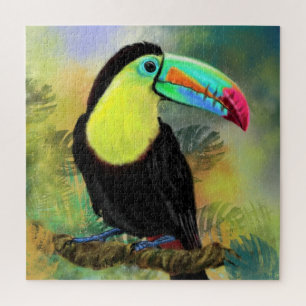 Exotic Tropical Toco Toucan Bird - Malerei Mignon Puzzle