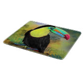 Exotic Tropical Toco Toucan Bird - Malerei Mignon Schneidebrett (Ecke)