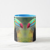 Exotic Tropical Toco Toucan Bird - Malerei Mignon Tasse (Zentrum)