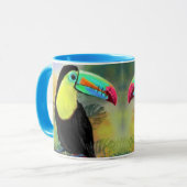 Exotic Tropical Toco Toucan Bird - Malerei Mignon Tasse (Vorderseite Links)