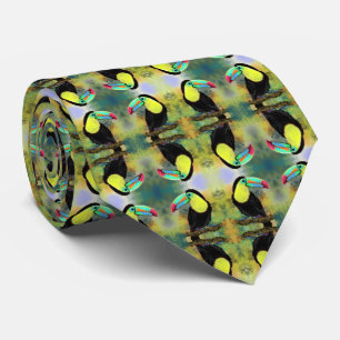 Exotic Tropical Toco Toucan Bird Neck Tie Krawatte
