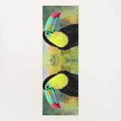 Exotic Tropical Toucan Yoga Mat Yogamatte (Rückseite)