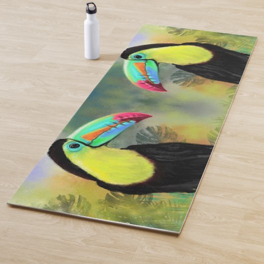 Exotic Tropical Toucan Yoga Mat Yogamatte (Beispiel)