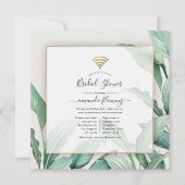 Exotic Tropical Virtual Duwer Einladung (Vorderseite)