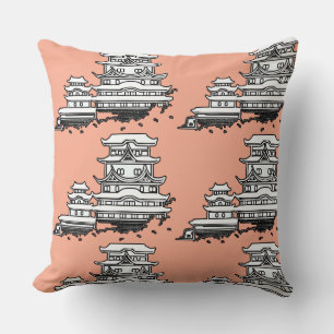 Exotic Unterkunft Dk Peach Kissen