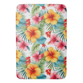 Exotic Watercolor Hawaiian Badematte (Vorderseite Vertikal)
