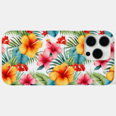 Exotic Watercolor Hawaiian Case-Mate iPhone Hülle (Rückseite (Horizontal))