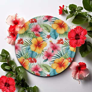 Exotic Watercolor Hawaiian Pappteller