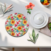 Exotic Watercolor Hawaiian Schneidebrett