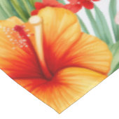 Exotic Watercolor Hawaiian Tischdecke (Schrägansicht)