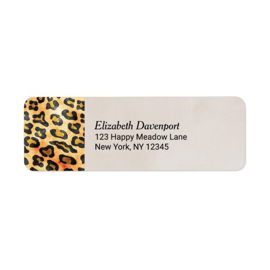 Exotic Wild Animal Print Personalisiert (Vorne)