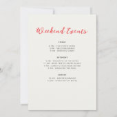 Exotic Wood Wildblume Wreath Junggeselinnen-Abschi Einladung (Rückseite)