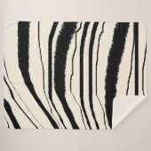 EXOTIC ZEBRA DRUCKEN SHERPADECKE (Vorderseite (Horizontal))