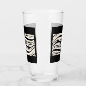 EXOTIC ZEBRA STRIPE Beer Glas (Links)