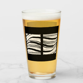 EXOTIC ZEBRA STRIPE Beer Glas
