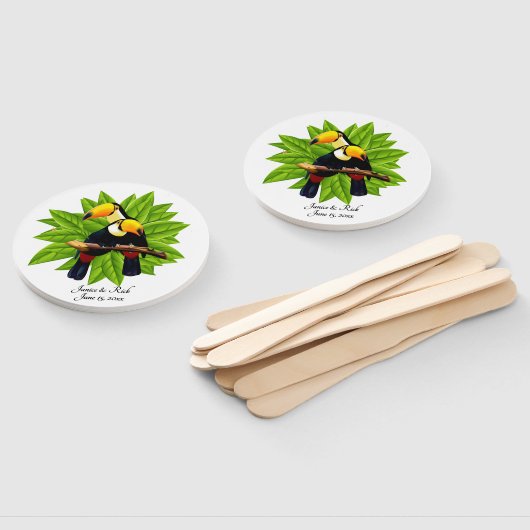 ExoticToucan Duo Name und Datum Fächer (Non-assembled)