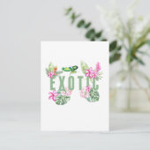 exotisch postkarte (Stehend Vorderseite)