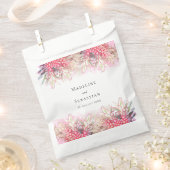 Exotisch rosa Ananas Blush Wedding Geschenktütchen (Ausgeschnitten)