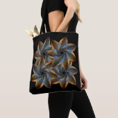 Exotische abstrakte Blumen Tasche (Von Nahem)