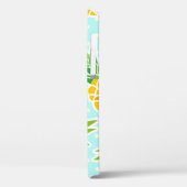 Exotische Ananas: Blue Polka-Dot Fun. Case-Mate iPhone Hülle (Rückseite / Links)