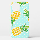 Exotische Ananas: Blue Polka-Dot Fun. Case-Mate iPhone Hülle (Rückseite)