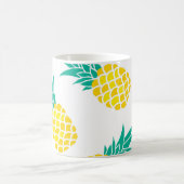 Exotische Ananas: Gelbe Freude. Kaffeetasse (Mittel)