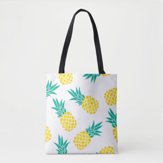 Exotische Ananas: Gelbe Freude. Tasche (Vorderseite)