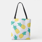 Exotische Ananas: Gelbe Freude. Tasche (Rückseite)