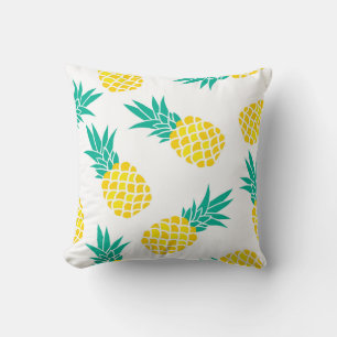 Exotische Ananas: Gelbes Vergnügen. Kissen