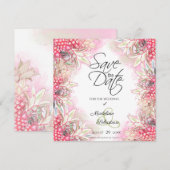 Exotische Ananas Save The Date (Vorne/Hinten)