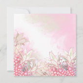 Exotische Ananas Save The Date (Rückseite)