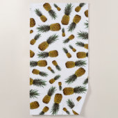 Exotische Ananas Strandtuch (Vorderseite)